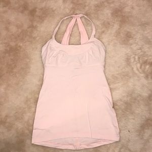 Lulu Lemon light pink Halter tank
